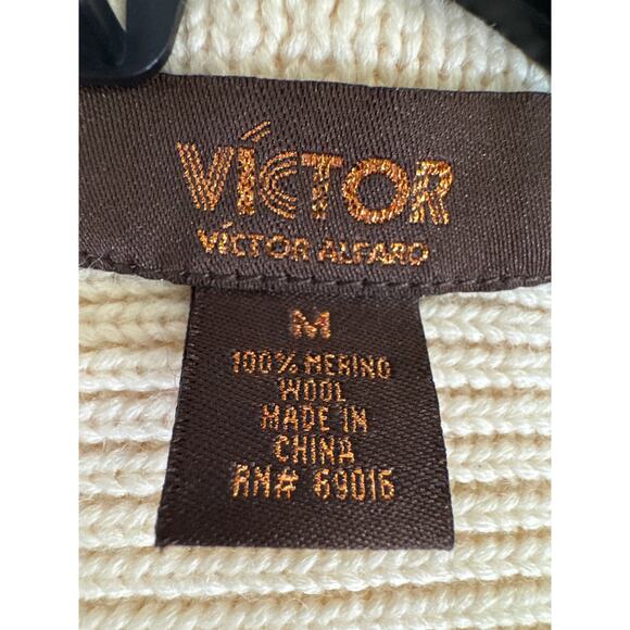 Victor Alfaro Merino Wool Minimalist, Vintage, Cottage Academia Size Medium - Picture 5 of 8